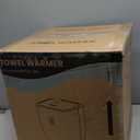 25L Towel Warmer,Large Towel Warmers for Bathroom,Hot Towel Warmers Bucket with 2 Heating Modes,Auto Shut-Off,LCD Screen,Fits 2 Blankets,Bathrobes, for Gift, White