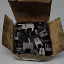 3/8"-16 Iron Safety Rod Beam Clamps, UNC Standard, 3/4" Jaw Opening, Wall Ceiling Mount Vertical Piping Support-Clamp for Copper, PVC Tubing, 20 Pieces