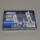 Set of 24 M14x1.5 Lug Nuts Compatible with Silverado Tahoe Suburban Tahoe Sururban Escalade Xt6 Xt5,7/8 Hex 1.77-Inch OEM Factory Style Large Acorn Socket Chrome Wheels Lug Nuts