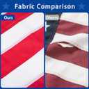 American flag 10x15 FT for Outside, Heavy Duty Polyester USA Flag Outdoor with Embroidered Stars, Sewn Stripes, US Flag with Brass Grommets for Indoor, Outdoor, All Weather