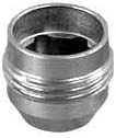 McGard 24012 Cone Seat - Under Hub Cap Wheel Locks (M12 x 1.5 Thread Size) - Set of 4, Silver