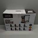 KOTLIE Single Service Coffee Maker for K*cup/Dol*e Gu*to/Ne*presso Original and Ground Coffe,34 oz,7 Water Levels,Compact Coffee Maker,ST-550 (Black)