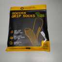 Lux Dual Grip Socks - Soccer Grip Socks for Men and Women. GripArray Performance & Comfort (Large)