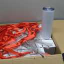 25 Pack 20oz Sublimation Tumblers Bulk With Flat Edge, 20OZ Flat Sublimation Tumbler Blank, Skinny Straight Stainless Steel Blanks Cups with Individual Box(25, 20OZ FLAT EDGE)