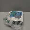 AOC Wireless Headset with Mic for Work with Noise Cancelling Mic for Clear Calls, 30H Playtime PC Bluetooth Headphones and Multipoint Connect to Laptop Computer and Mobile, Wired or USB Dongle- White