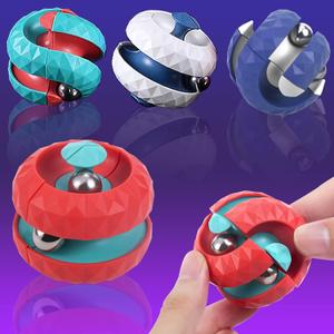 ONCOFAN (4 Pcs) Fidget Toys Orbit Ball Toy Pack, Novelty Creative Track Infinity Cube Stress Relief Balls Sensory Toys for Autistic ADHD Kids Adults