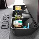 wonderdriver Under Seat Storage Box Compatible with 2019-2026 Dodge Ram 1500 crew cab (New Body Style),Upgraded Rear Truck Underseat Organizer Cargo Box
