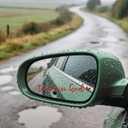 2 x Bling Car Hanging Ornament, Double-Sided Cross Crystal Rhinestone Vehicle Rear View Mirror Charm, Cute Diamond Rearview Mirror Pendant, Universal Auto Interior Accessories (Red)