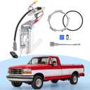 SP2007H Rear Fuel Pump Assembly for Ford F Super Duty F150 F250 F350 1992 1993 1994 1995 1996 1997 Ford F250 HD L6 4.9L V8 5.0L 5.8L 7.5L Electric Fuel Pumps After Axle Tank Steel Tank 18 Gal