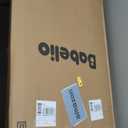 BABELIO 36" Extra Tall Dog Gate, 26-40" Wide Auto Close Baby Gate, Pressure Mounted Metal Pet, Easy Install No Drilling, No Tools Required, With Wall Protectors and Extension Kits, White