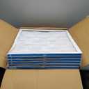 Aerostar 20x22x1 MERV 6 Pleated Air Filter, AC Furnace Air Filter, 6 Pack (Actual Size: 19 3/4"x21 3/4"x3/4")