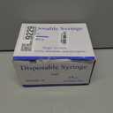 100 Pack 1ml Syringes with Needle - 27G 1/2 inch Disposable 1cc Luer Lock Syringe for Scientific Lab Use, Sterile Individually Wrapped