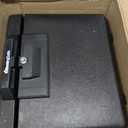 SentrySafe Black Fireproof Document Box with Key Lock, Safe Secures Files and Documents for Home or Office, 0.61 Cubic Feet, 13.6 x 15.3 x 12.1 inches, 1170