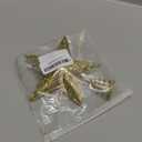 Christmas Tree Toppers Xmas Glitter Gold Hollow Star Treetop Topper for Christmas Tree Decoration