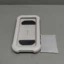 Lamicall Shower Phone Holder Waterproof - 480 Rotatable Retractable Adjustable Shower iPhone Case Holder, Bathroom Wall Phone Mount Stand Water Proof Anti Fog, Accessories for 4-7" Cellphones (Snow White)