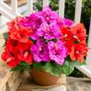 HyeFlora Artificial Flowers for Outdoors Faux Hibiscus Summer Outdoor Decor, 4 Bundles Fake Tropical Plants UV Resistant Realistic Silk Flowers for Outside Planters Porch Patio Garden Yard Window