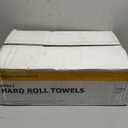 Kraft Hard Roll Towels, Absorbent & Sturdy for High Traffic Areas, Kraft (Pack of 6)
