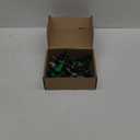 Pulsating Sprinkler with Metal Spike, Rotating Impact Sprinkler for Large Area Coverage (3, Black and Green)