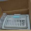 SportPet Designs Sport Pet Foldable Travel Cat Carrier with A Waterproof Bed - Front Door Plastic Collapsible Carrier, Gray (CM-10064-CS01) (Medium)