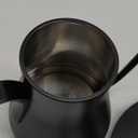 Gooseneck Electric Kettle with 1 Temperature Control for Pour Over Coffee & Tea, Quick Heating, BPA-Free Stainless Steel, Built-in Brew Timer, 1500W/0.9L (Ebony Black)