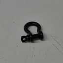 Factor 55 Steel 5/8" Crosby Shackle for ATV/UTV Powersports - Black