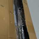 Tension Curtain Rod 51-145In(4.25-12.08Ft), Extra Long Curtain Rod No Drilling for Window or Bathroom Patio, Adjustable Spring Shower Curtain Rod, Easy to Install Never Rust Rod Diameter 1.26In-Black