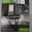 PNY 64GB Elite-X Class 10 U3 V30 microSDXC Flash Memory Card, 3 Count (Pack of 1) - 100MB/s, Class 10, U3, V30, A1, 4K UHD, Full HD, UHS-I, Micro SD