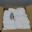 1600 Sqft After Streched with Holes Uncut Giant Spider Web Halloween Decorations Outdoor with 10 Ground Nails Stretchy Beef Cloth Netting Cut-Your-Own Flexible Elastic for Yard Party Decor