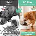 Interactive Dog Puzzle Toys & Treat Dispensing Slow Feeder - Dog Enrichment Toys for IQ Training, Mental Stimulating Toys for Healthy Digestion, Easy to Clean & Anti-Slip Design
