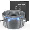 Starlink Cable 100FT,Starlink Gen 3 Cable for Satellite Starlink Standard V3, Waterproof Satellite Internet Kit