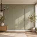 Nuanchu 94 x 29 Inches 3 Set Arch Mdf Board and Batten Wall Panel Kit, 79 x 29 Inch