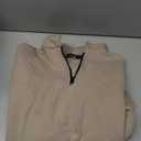 Trendy Queen Women's Oversized Half Zip Fleece Sweatshirts-Cozy Pullover, Drop Shoulder for Fall Winter, Size M