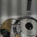 Anmotpe Modern Wall Clock Battery Operated Big Wall Clocks Large Mid Century Clock for Living Room,Silent Metal Wall Watch Circle Geometric Timepiece for Home,Living Room,Bedroom-26X16inch