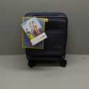 biaggi Runway Hybrid Expandable Underseat Carry-On  Lightweight TSA-Approved Polycarbonate Travel Bag, Perfect for Getaways & Long Weekends (Expandable Underseater, Navy Blue)