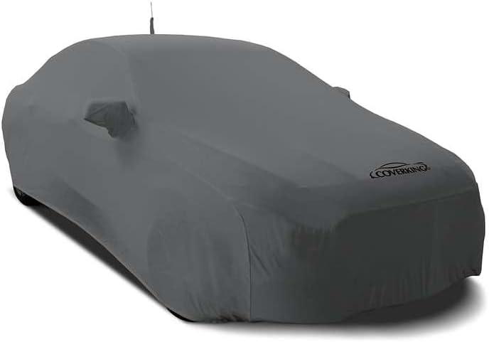 Coverking Custom Fit Exterior Car Cover Designed for Select Aston Martin V8 Vantage Model Vehicles: Satin Stretch Fabric, Gray