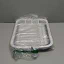 BNYD Plastic Collapsible Dish Drying Rack, Foldable Dinnerware Drainer Organizer for Storage,Kitchen