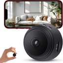 YISPK Hidden Camera,1080P HD WiFi Mini Nanny Cam with Night Vision & Motion Detection Indoor/Outdoor Wireless Security Spy Cameras for Home, Car, Baby & Pet MonitoringUpgraded A9