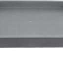 13 Inch Square Rolling Plant Caddy Saucer with Wheels, Heavy Duty Wheeled Planter Stand for Potted Plant, Coaster Roller Base Tray with Casters, Flower Pot Dolly Holder for Indoor Outdoor (Gray)