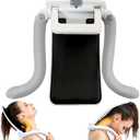 Neck Trainer with Adjustable Resistance for Neck Discomfort Relief Strength Training & Mobility Improvement for Athletes Desk Workers Phubbers Cervical Spondylosis Degeneration Alleviate Fatigue