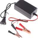 Car Battery Charger, 12V Battery Charger Maintainer Trickle Charger with Smart 3 Stage Charging and Power Indicator, Battery Chargers Maintainer for Car, Motorcycle, RV, Boat, SUV