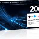 206X Toner Cartridges High Yield 4 Pack Compatible for HP 206X 206A Set for HP Color Laserjet Pro M255dw M255nw MFP M283fdw M283cdw M282nw M283fdn Printer(Black/Cyan/Yellow/Magenta)