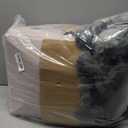 Faux Fur Throw Blanket, 1000GSM Fluffy Soft Bubble Blanket for Couch Bed, Cozy Plush Warm and Thick Blanket, Fuzzy Rabbit Throw for Living Room Bedroom 80''*90'' Tie-dye Grey (Queen)