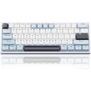 SOLAKAKA SK961 Wireless Mechanical Keyboard with RGB Backlight,Tri-Mode BT5.0/Wired/2.4GHz 60 Percent Wireless Gaming Keyboard,Red Switch