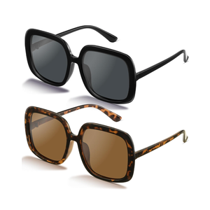 miyya Oversized Polarized Sunglasses Women, Trendy Retro Sun Glasses for Women 2025, Oversized Shades