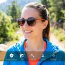 Karsaer 2 Pcs Photochromic Sunglasses Day Night Use Blue Light Blocking Computer Glasses for Men Women with Wooden Temples