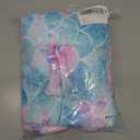 Funnycokid Girls Robe Size 10 Mermaid Bathrobe Kids Plush Fleece Hooded Pajamas 10 Years