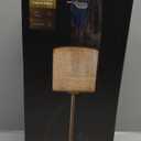 Cordless Table Lamp, 8000mAh, Dimmable, Ambient Light, 2700K, Touch Control, Portable, LED, Wireless, Rechargeable, Battery Operated, Desk Lamp, Kitchen Lamp, Fabric Shade, for Dining Room, Bedroom (17.9" Single)