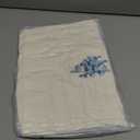 3 Pcs Blue Eucalyptus Leaves Hand Towels Botanical Bathroom Decor Embroidered Floral Leaves Farmhouse Blue Decorative Towels for Bathroom Kitchen, 100% Cotton, 13.3 x 29.5''