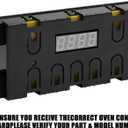 316455410 Range Oven Control Board for Electrolux Kenmore, Gas Range 7 Button Control Board Clock 5304518661 316222800