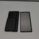 CENMASO for Samsung Galaxy Z Fold 7 Case with Card Holder [RFID Blocking] Camera Cover, Hinge Protection, Hidden Kickstand, Privacy Screen Protector, Shockproof Phone Case for Galaxy Z Fold 7-Black